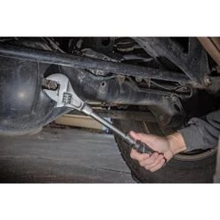 Husky 12 In. To 16 In. Extendable Adjustable Wrench -Husky Shop adjustable wrenches hextadj12 fa 1000