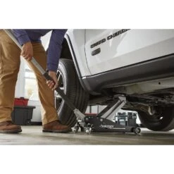 Husky 3-Ton Aluminum/Steel Floor Jack -Husky Shop black husky floor jacks hpl4751 44 1000