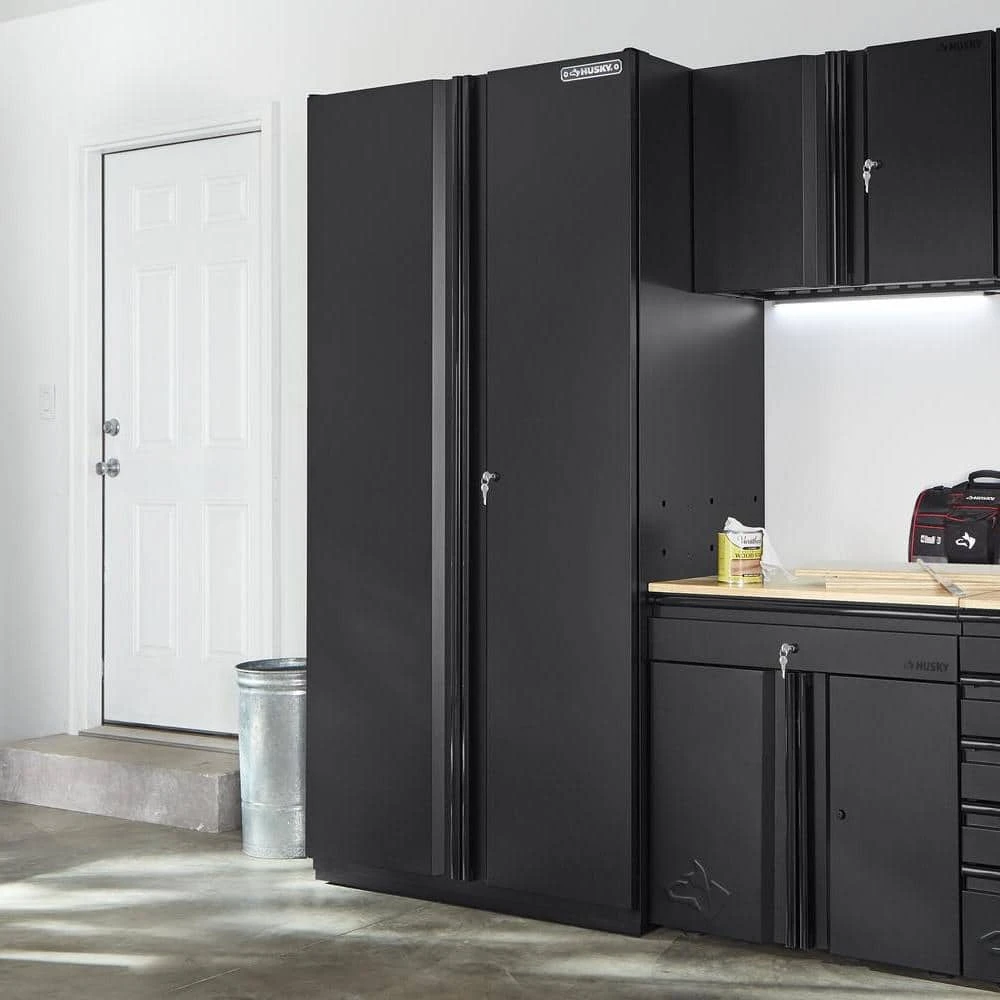 Husky Extra Wide Heavy Duty 20-Gauge Steel Freestanding Garage Cabinet 9 Husky Extra Wide Heavy Duty 20-Gauge Steel Freestanding Garage Cabinet - Image 9