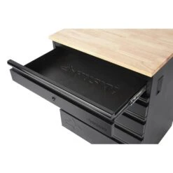 Husky Heavy Duty 18-Gauge Steel 5-Drawer Black Garage Base Cabinet -Husky Shop black husky free standing cabinets htc100007 77 1000