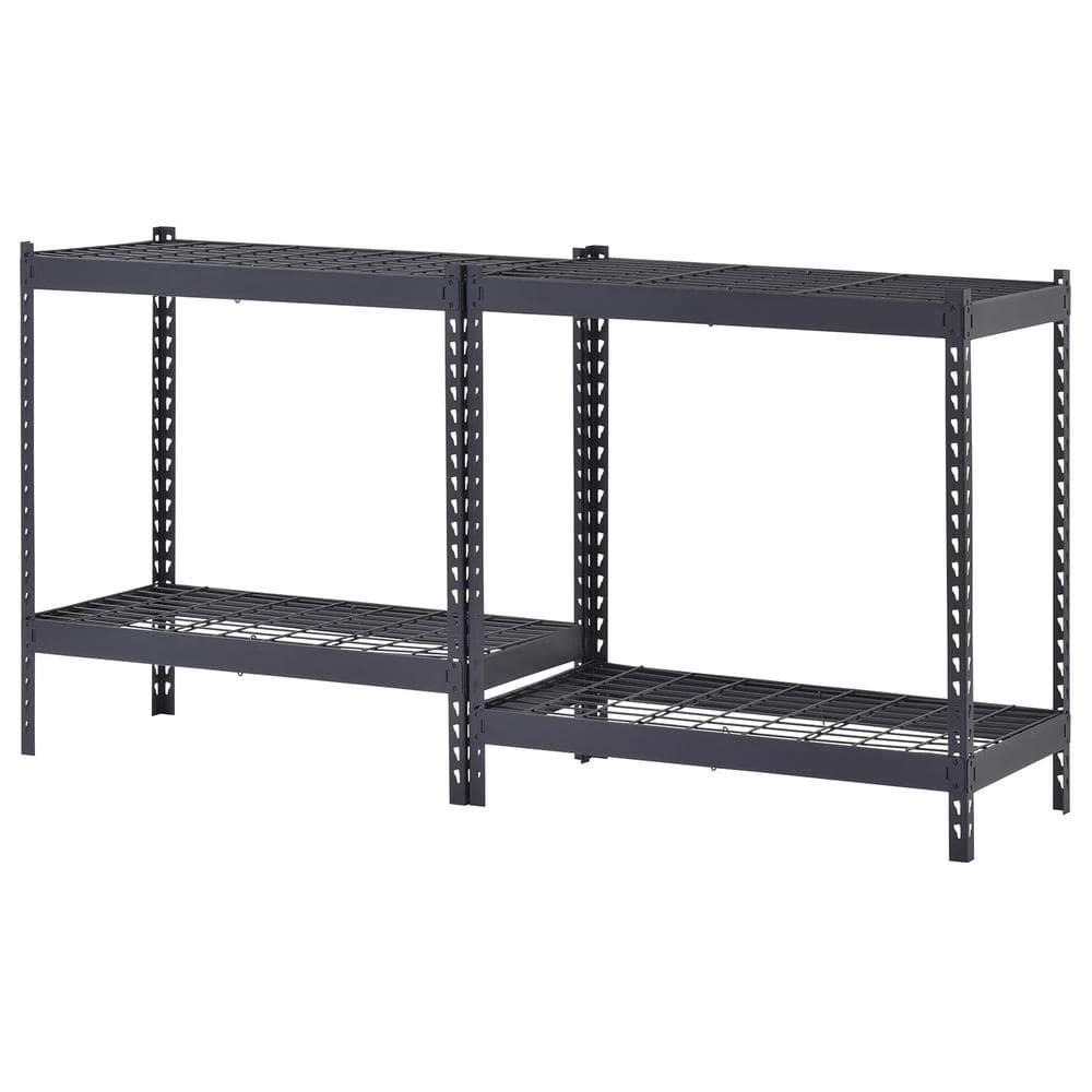 Husky 4-Tier Heavy Duty Boltless Steel Garage Storage Shelving Unit In Black (36 In. W X 72 In. H X 18 In. D) 9 Husky 4-Tier Heavy Duty Boltless Steel Garage Storage Shelving Unit In Black (36 In. W X 72 In. H X 18 In. D) - Image 9