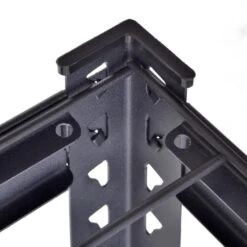 Husky 4-Tier Heavy Duty Boltless Steel Garage Storage Shelving Unit In Black (36 In. W X 72 In. H X 18 In. D) 19 Husky 4-Tier Heavy Duty Boltless Steel Garage Storage Shelving Unit In Black (36 In. W X 72 In. H X 18 In. D) -Husky Shop black husky freestanding shelving units n2r361872w4b 66 1000