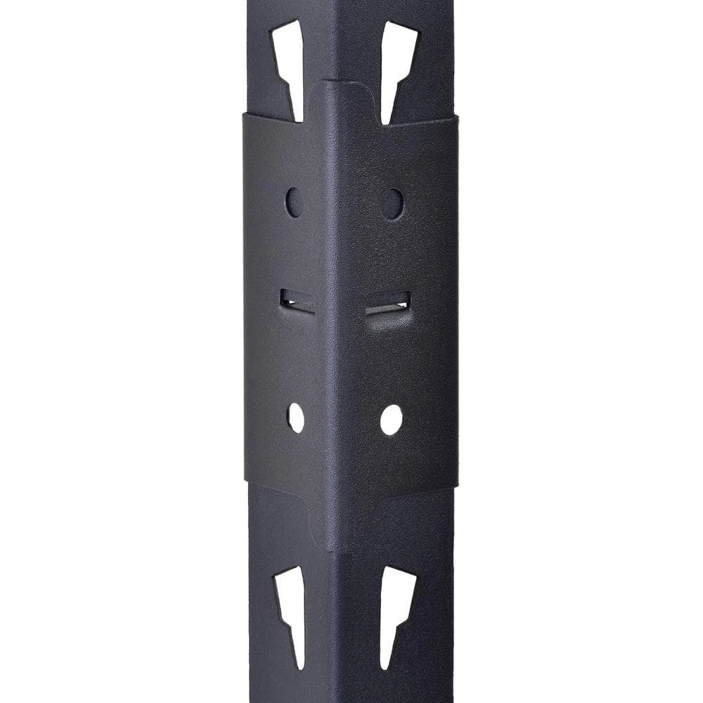 Husky 4-Tier Heavy Duty Boltless Steel Garage Storage Shelving Unit In Black (36 In. W X 72 In. H X 18 In. D) 12 Husky 4-Tier Heavy Duty Boltless Steel Garage Storage Shelving Unit In Black (36 In. W X 72 In. H X 18 In. D) - Image 12