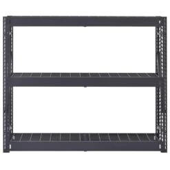 Husky 3-Shelf Metal Industrial Duty Freestanding Garage Storage Shelving Unit In Black (65 In. W X 54 In. H X 24 In. D) -Husky Shop black husky freestanding shelving units n2w652454w3b 77 1000