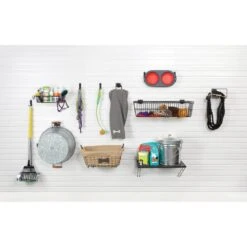 Husky L-Hook (3-Pack) For Garage Slat Wall And Track Systems -Husky Shop black husky garage storage hooks 90241hwml 44 1000