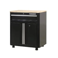 Husky 3-Piece Ready-to-Assemble Steel Garage Storage System In Black (72 In. W X 42 In. H X 24 In. D) -Husky Shop black husky garage storage systems g07205st1 us 66 1000