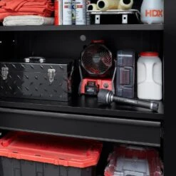 Husky 4-Piece Extra Wide Heavy Duty Welded Steel Garage Storage System 16 Husky 4-Piece Extra Wide Heavy Duty Welded Steel Garage Storage System -Husky Shop black husky garage storage systems htc411020 ex c3 1000