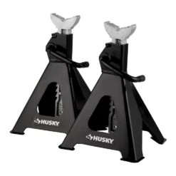 Husky 6-Ton Extended Reach Heavy-Duty Steel Car Jack Stands