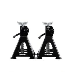 Husky 2-Ton Steel Car Jack Stands -Husky Shop black husky jack stands hpl4117 vt 40 1000