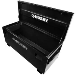 Husky Tool Storage 60 In. W Black Steel Job Site Toolbox 8 Husky Tool Storage 60 In. W Black Steel Job Site Toolbox -Husky Shop black husky jobsite boxes h60jsb 4f 1000