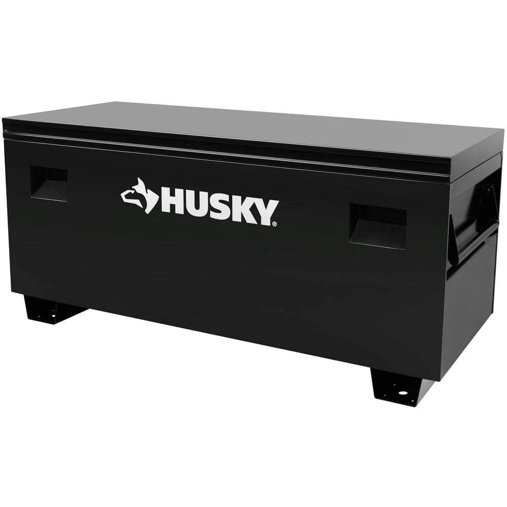 Husky Tool Storage 60 In. W Black Steel Job Site Toolbox 2 Husky Tool Storage 60 In. W Black Steel Job Site Toolbox - Image 2