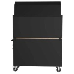 Husky Modular Tool Storage 52 In. W Standard Duty Black Mobile Workbench Cabinet With 8-Drawer Top Tool Chest -Husky Shop black husky mobile workbenches h52modsuite1 4f 1000