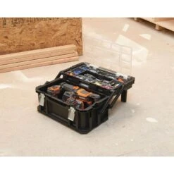 Husky 22 In. Connect Cantilever Portable Tool Box -Husky Shop black husky modular tool storage systems 230378 40 1000