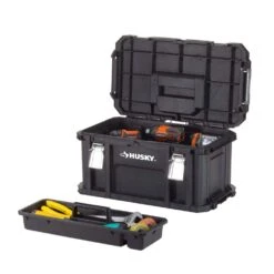 Husky 22 In. Mobile Connect Tool Box -Husky Shop black husky modular tool storage systems 236738 1f 1000