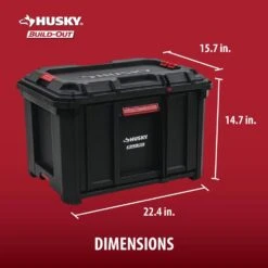 Husky Build-Out 22 In. Deep Drawer Tool Box -Husky Shop black husky modular tool storage systems hky22854 4f 1000