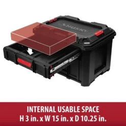 Husky Build-Out 22 In. Modular Tool Storage 2-Drawer Tool Box -Husky Shop black husky modular tool storage systems hky22855 d4 1000