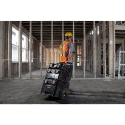 Husky Build-Out 22 In. Modular Large Tool Box, Tool Case, Rolling Tool Box, Large Tool Crate -Husky Shop black husky modular tool storage systems hkybo4 31 1000