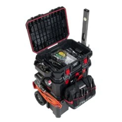 Husky Build-Out 22 In. Black Plastic New 6-In-1 Tool Box Set -Husky Shop black husky modular tool storage systems hkybo6new 4f 1000