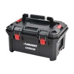 Husky Build-Out 22 In. Black Plastic New 6-In-1 Tool Box Set -Husky Shop black husky modular tool storage systems hkybo6new a0 1000