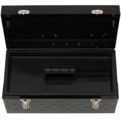 Husky 20 In. Tread Plate Metal Portable Tool Box -Husky Shop black husky portable tool boxes tb 520 40 1000