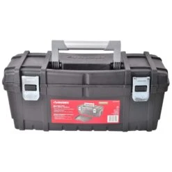 Husky 24 In. Hand Tool Box In Black -Husky Shop black husky portable tool boxes thd2015 05a d4 1000