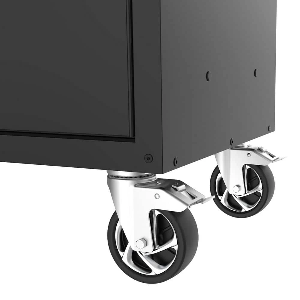 Husky Modular 20 In. W Standard Duty 3-Shelf Black Side Tool Chest 9 Husky Modular 20 In. W Standard Duty 3-Shelf Black Side Tool Chest - Image 9