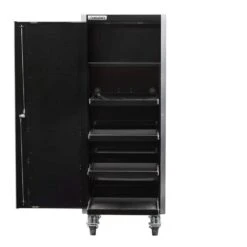 Husky 28 In. W X 25 In. D Professional Duty Side Tool Chest Locker With Casters In Black -Husky Shop black husky side tool cabinets lockers hpro27slockerbl 1d 1000