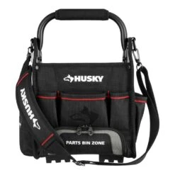 Husky 10 In. Tool Tote With Integrated Parts Bin Zone