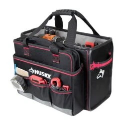 Husky 19 In. Pro Hybrid Tote With Tool Organizer -Husky Shop black husky tool bags 67132 02 c3 1000