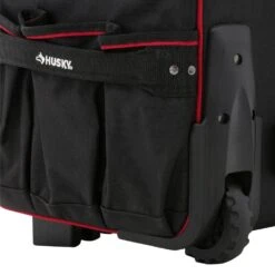 Husky 22 In. Pro Grade Rolling Tool Tote Bag -Husky Shop black husky tool bags gp 44449n13 66 1000