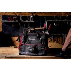 Husky Heavy-Duty 14 In. PRO Tool Bag -Husky Shop black husky tool bags h 014 slo 31 1000