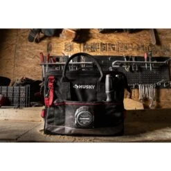 Husky Heavy-Duty 14 In. PRO Tool Bag -Husky Shop black husky tool bags h 014 slo 4f 1000