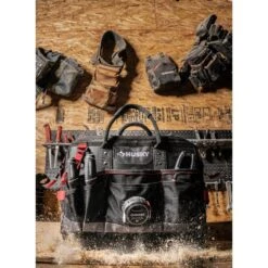 Husky Heavy-Duty 16 In. PRO Tool Bag -Husky Shop black husky tool bags h 016 slo 1f 1000