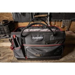 Husky Heavy-Duty 20 In. PRO Power Tool Bag -Husky Shop black husky tool bags h 022 slo fa 1000