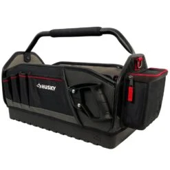 Husky Heavy-Duty 20 In. PRO All-Trade Tool Tote -Husky Shop black husky tool bags h 2220 4f 1000