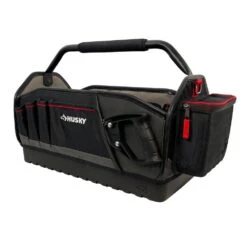 Husky Heavy-Duty 20 In. PRO All-Trade Tool Tote -Husky Shop black husky tool bags h 2220 76 1000