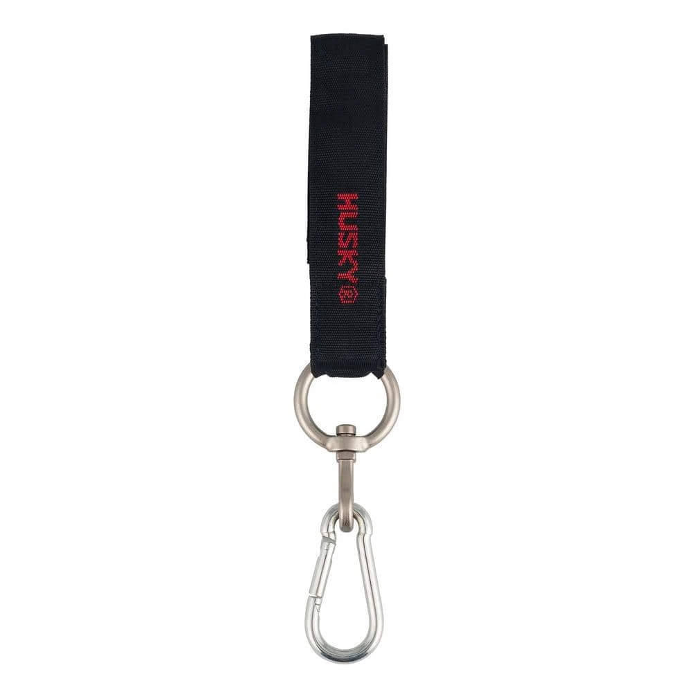 Husky 18 In. Heavy Duty Hanging Quick-Release Hooks With Carabiner Strap 1 Husky 18 In. Heavy Duty Hanging Quick-Release Hooks With Carabiner Strap