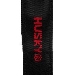 Husky 24 In. Heavy-Duty Hanging Carabiner Strap Zinc-Plated Steel With Quick-Release Hook And Loop Fastening In Black (2-Pack) -Husky Shop black husky tool bags hd00139 th2pk c3 1000