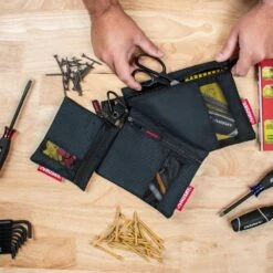 Husky Assorted Size Parts Organizer Pouch Bag Set -Husky Shop black husky tool bags hd25200 th fa 1000