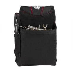 Husky 7 In. Single Pocket Tool Belt Pouch -Husky Shop black husky tool belts hd00102 40 1000