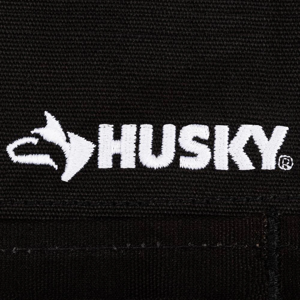 Husky 23 In. 16-Pocket Black Canvas Bib Tool Work Apron 8 Husky 23 In. 16-Pocket Black Canvas Bib Tool Work Apron - Image 8