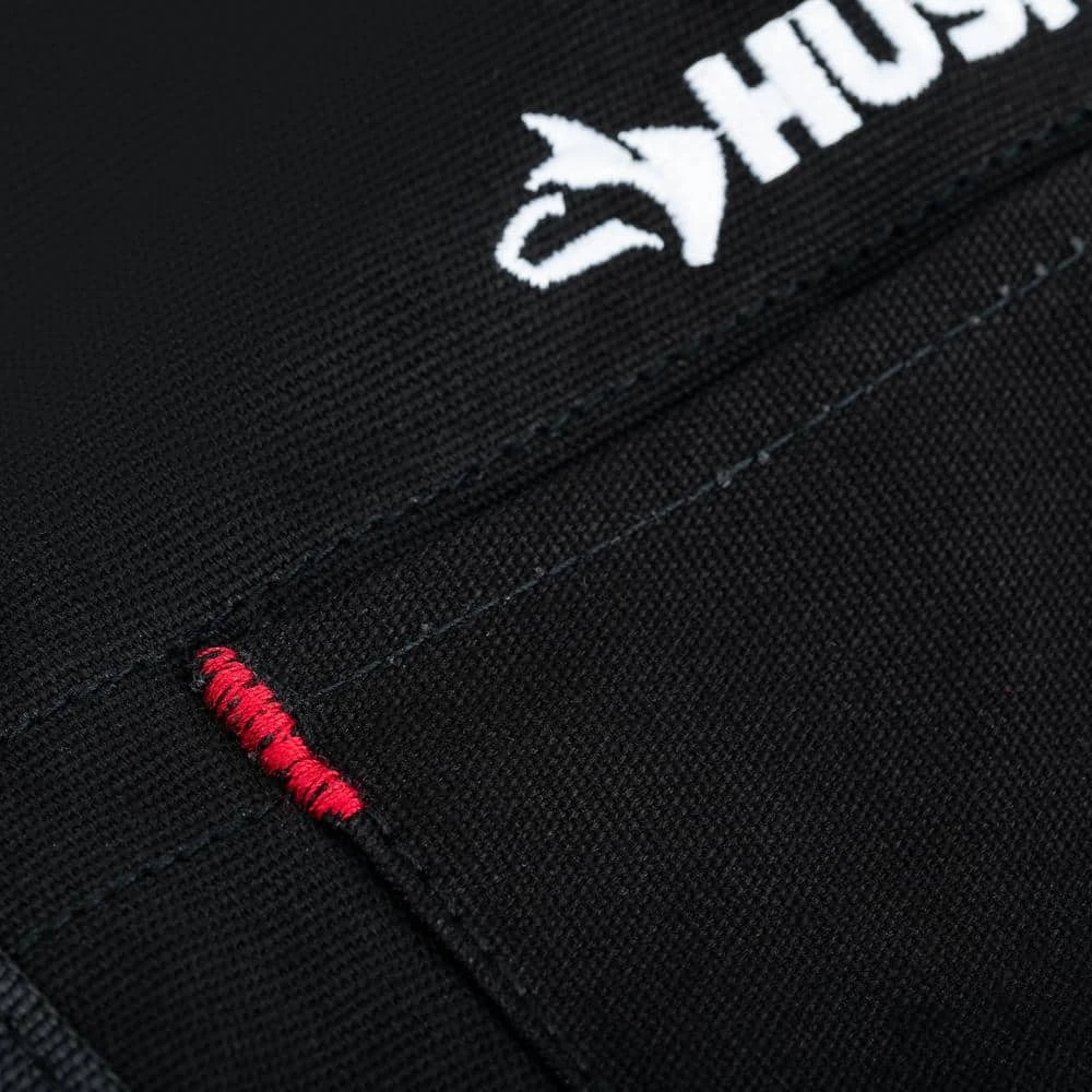 Husky 23 In. 16-Pocket Black Canvas Bib Tool Work Apron 4 Husky 23 In. 16-Pocket Black Canvas Bib Tool Work Apron - Image 4