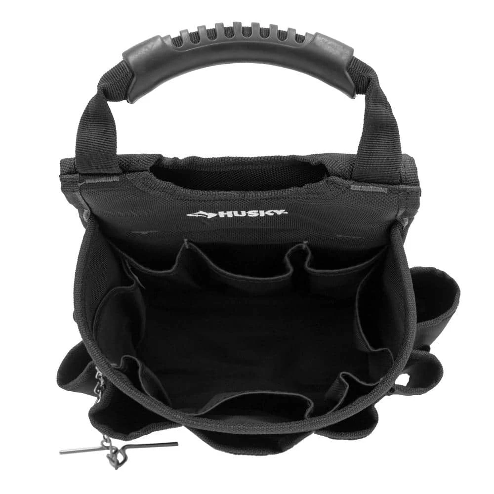 Husky 13-Pocket Black Utility Tool Pouch 4 Husky 13-Pocket Black Utility Tool Pouch - Image 4