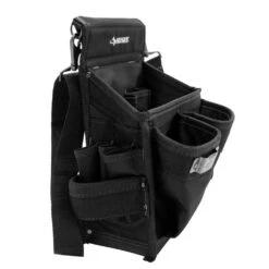 Husky Heavy-Duty 14-Pocket Electrician's Tool Belt Pouch In Black -Husky Shop black husky tool belts hd00143 40 1000