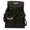 Husky Heavy-Duty 14-Pocket Electrician's Tool Belt Pouch In Black