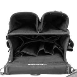 Husky Heavy-Duty 14-Pocket Electrician's Tool Belt Pouch In Black -Husky Shop black husky tool belts hd00143 a0 1000