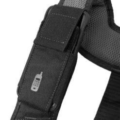 Husky 3-Bag 17-Pocket Black Framer's Suspension Rig Work Tool Belt With Suspenders -Husky Shop black husky tool belts hd00145 44 1000