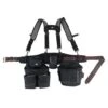 Husky Framers 2-Bag Work Tool Belt With Suspenders