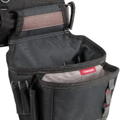 Husky Framers 2-Bag Work Tool Belt With Suspenders -Husky Shop black husky tool belts hd00173 a0 1000