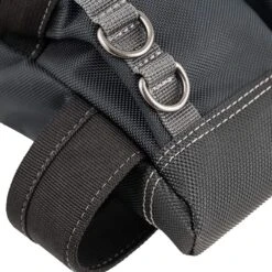 Husky Electricians 2-Bag Work Tool Belt With Suspenders -Husky Shop black husky tool belts hd00174 4f 1000